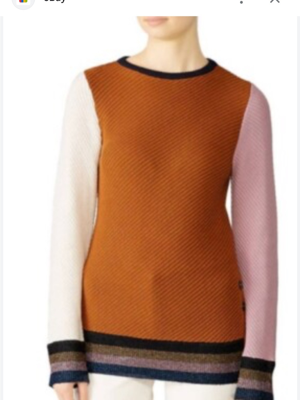 Apiece Apart Womens Almeria Button Side Sweater Size Medium